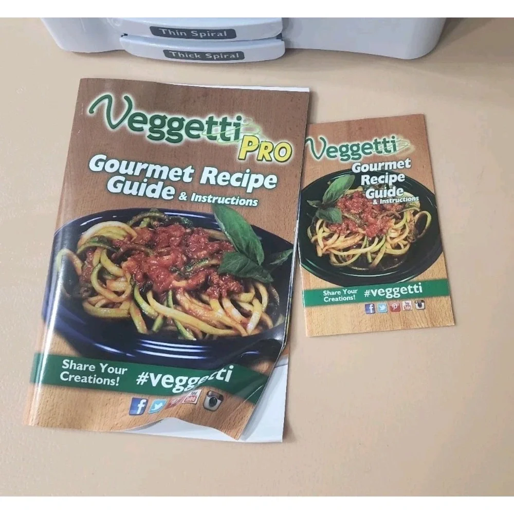 Veggetti‎ Pro Table Top Spiral Vegetable Cutter Open Box